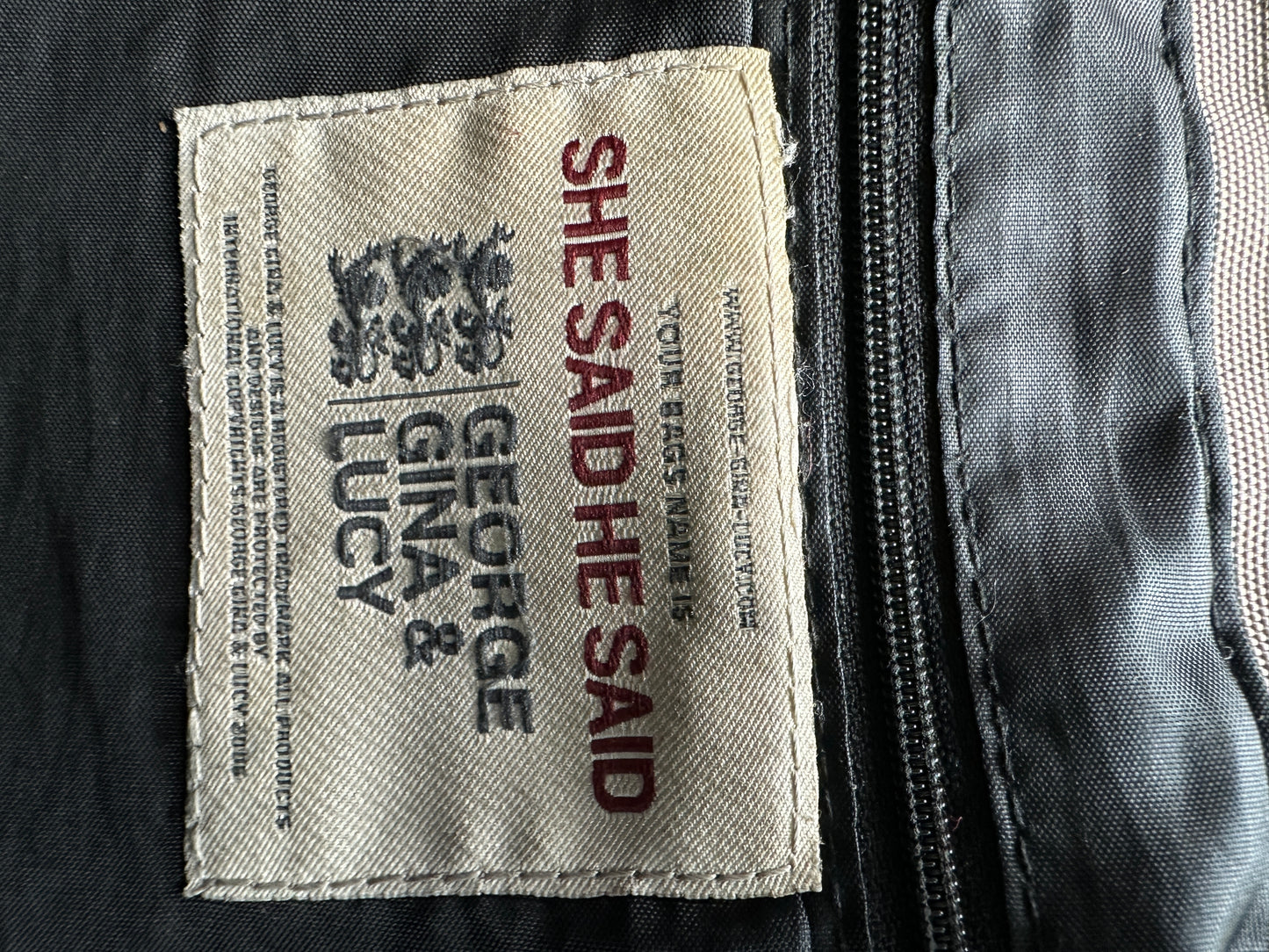 GGL „She Said He Said“Bag